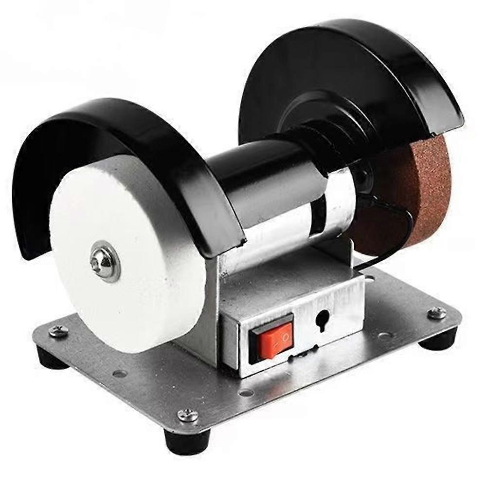 Electric Mini Bench Sander 200W Table Grinder Stepless Variable Speed Control for Cutter Sharpening Polishing EU Plug