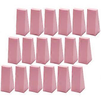 Pink Gradient Nails Schwamm-Maniküre-Werkzeug für 3 Beutel Nagelkunstschwämme