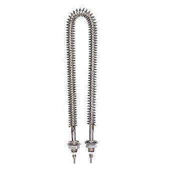 Finned Heating Tube Stainless Steel U Shape Fast Heating Up High Thermal Efficiency Finned Electric Heat Tube 220V 1.2KW