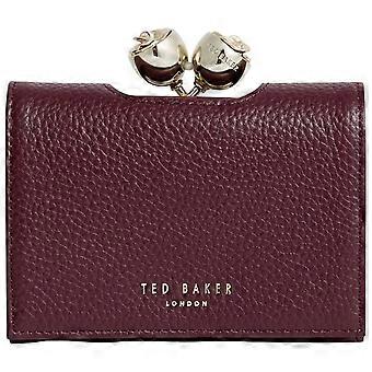 Ted Baker Roosa Small Leather Bobble Purse - Dark Red