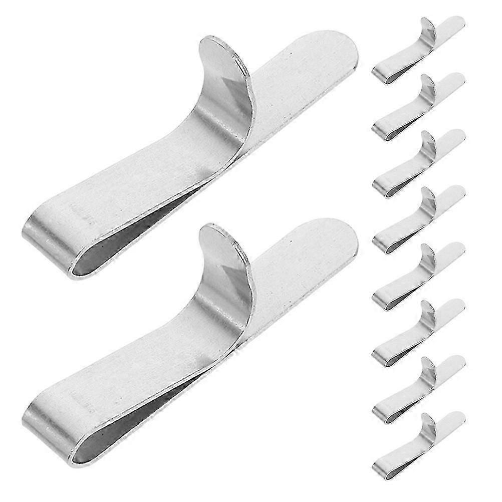 10pcs Stainless Steel Cake Decorating Ring Locking Clips Adjustable Mousse Fasteners
