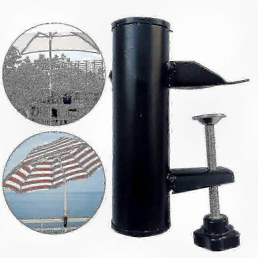Square Balcony Railing Umbrella Holder for Patio Support Stand Bracket
