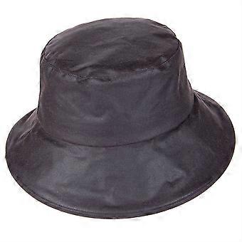 Ailsa Wax Downbrim Hat ZH224 Brown