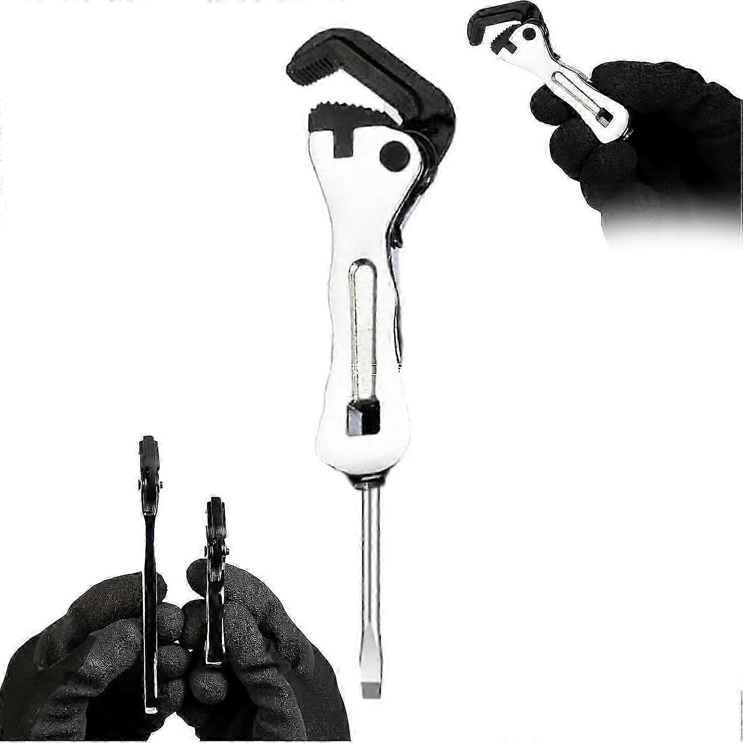 Compact Adjustable Pipe Wrench
