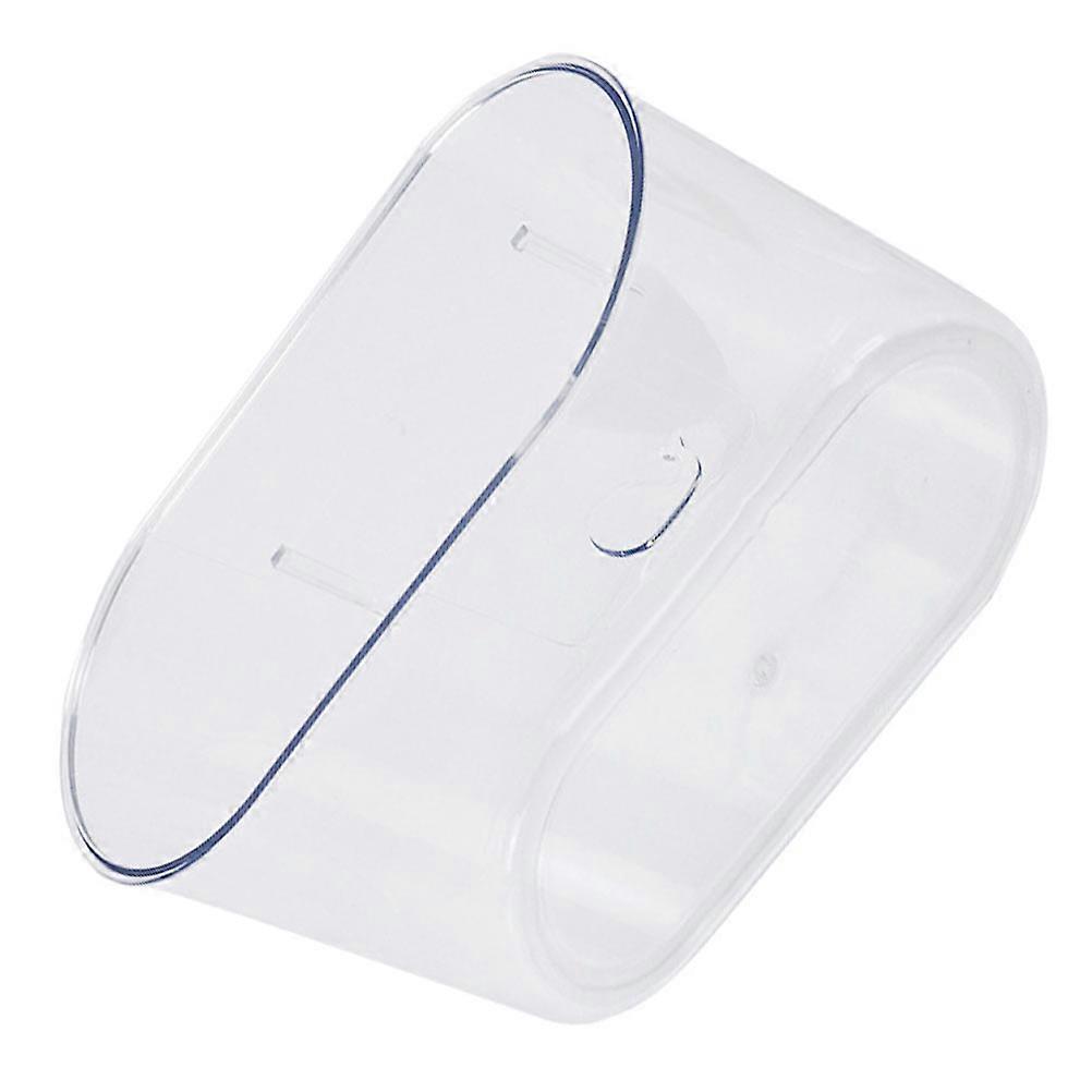 Plastic Transparent Garbage Bin Hanging Trash Can for Kitchen Wall Mounted 2Pcs