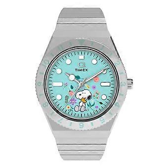 Timex Peanuts x Q 36mm Stainless Steel Expansion Band Watch TW2Y52700