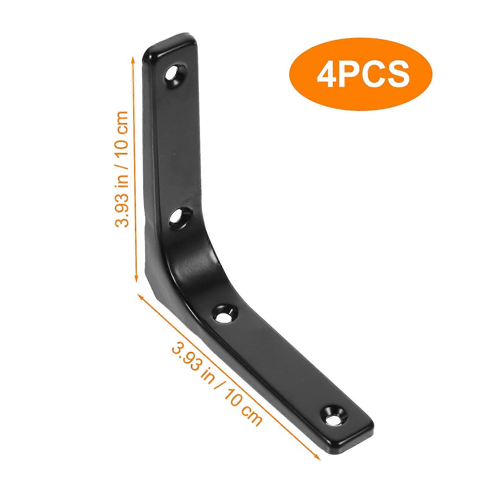 Stainless Steel Shelf Bracket Fixed Bracket for Wall Mount 4Pcs
