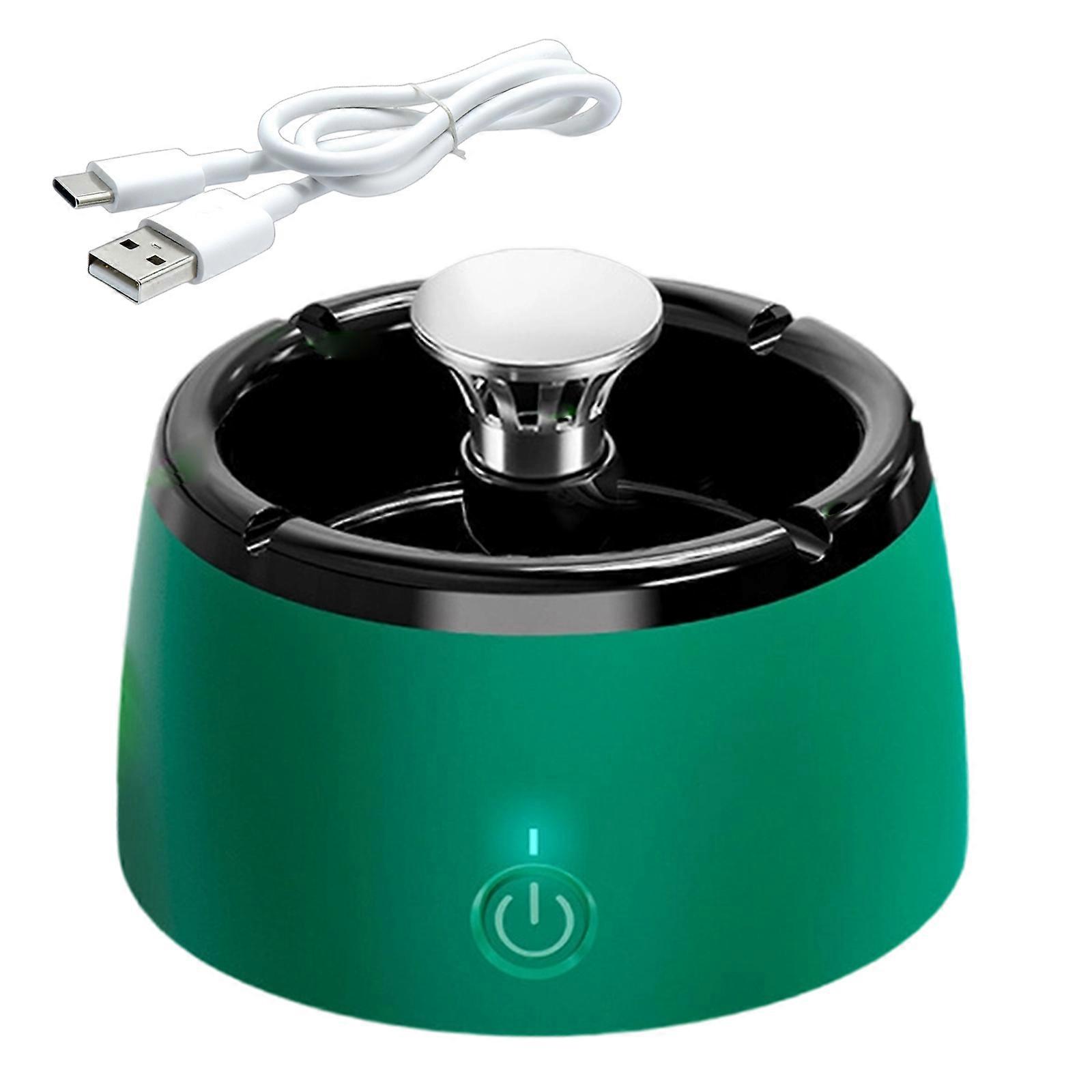 Automatic clinker Gathering Ashtray Eliminates Floating Dust Simple Button Function Removable Tray Including Carbon Filter For Better Environment 