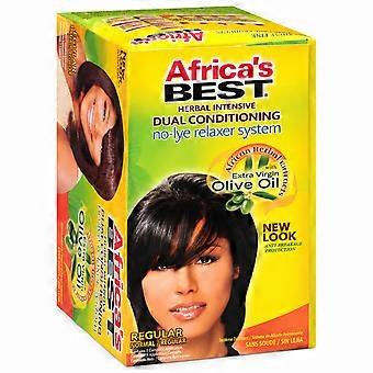 Africa's Best No-Lye Hair Relaxer Kit Regular