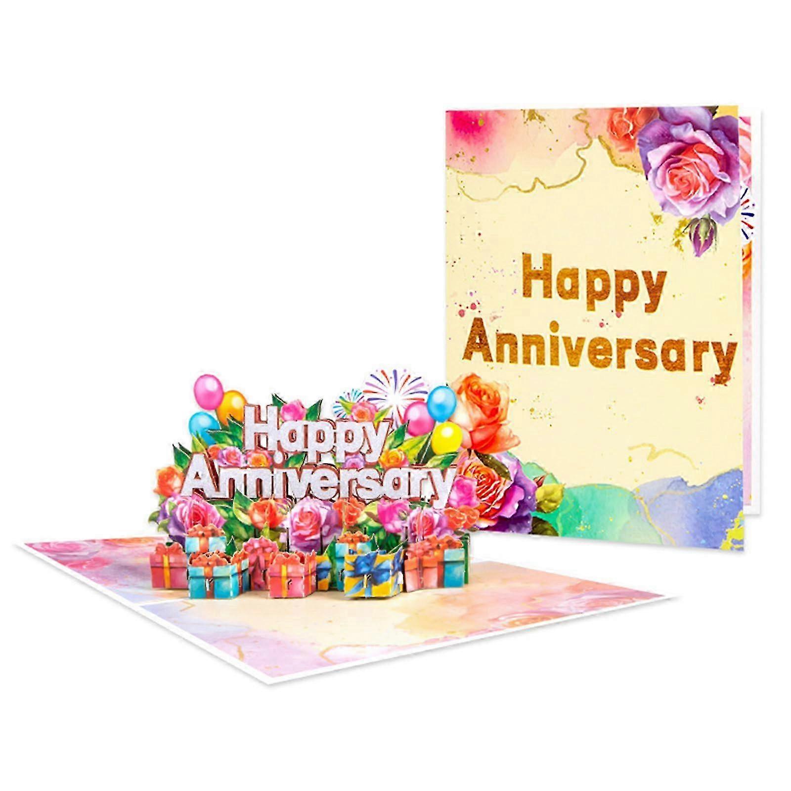 Anniversary 3D Pop Up Card