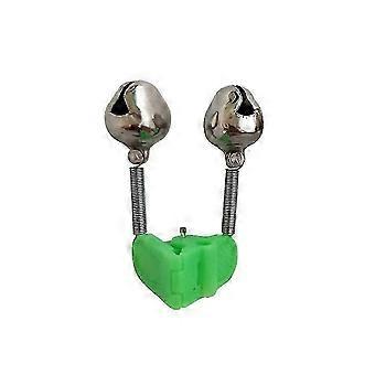 50pcs Fishing Rod Alarm Clip Style Dual Alert Bells Rod Clamp Tip Clip Twin Bells CSC-WHBYV