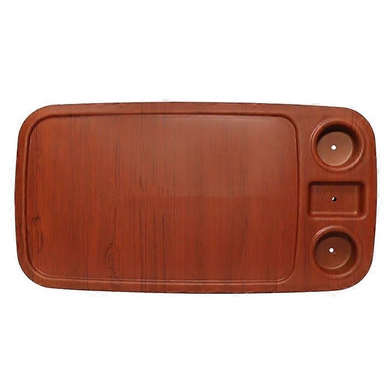 RV Table  Replacement with Secure Cup Holders and Storage Compartment, Durable ABS Camper Table