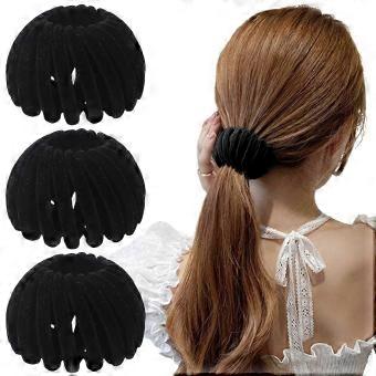 3pc Velvet Ponytail Clips