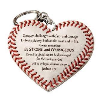 Heart Shaped Baseball Keychain For Sports Lovers Alloy Design Symbolizing Love And Belief Perfect Gift For Fan