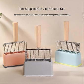 Space-Saving Scoop Stand With Metal Tray