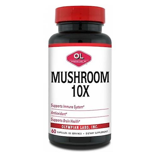 Olympian Labs Mushroom 10X, 60 Count (Pack of 1)
