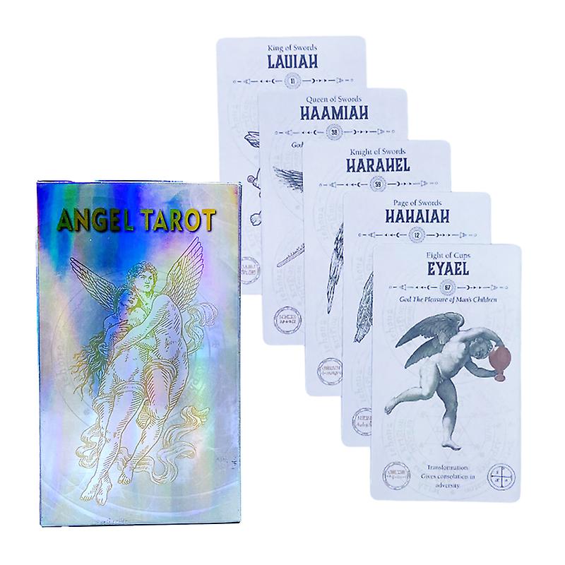 Angel Tarot Cards Deck Prophecy Divination Family Party Board Game Fate Card