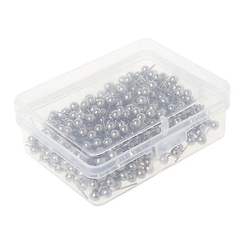 T Silver Wooden platic Head Thumbtack Board Pushpins