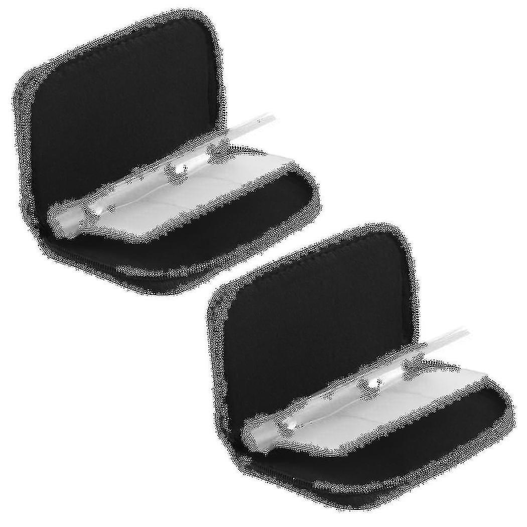 2x Memory Card Carrying Case - Black (generic)