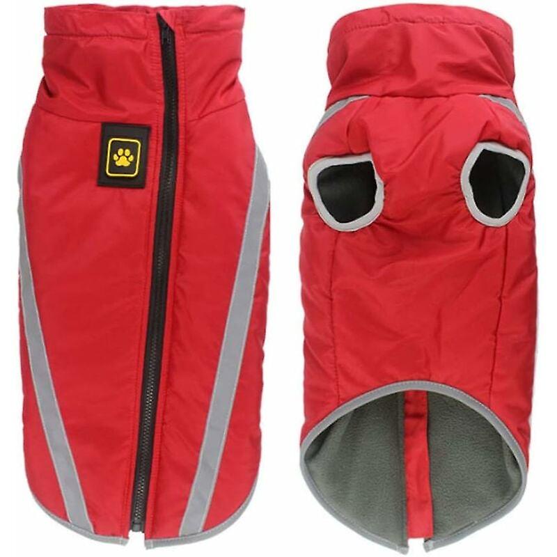 Waterproof and Windproof Warm Dog Jacket (Red 6XL)