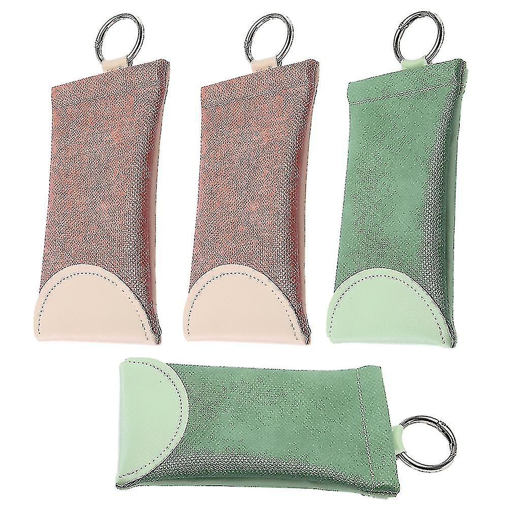 Leather Travel Sunglass Case Squeeze Eyeglass Case With Hanging Loop