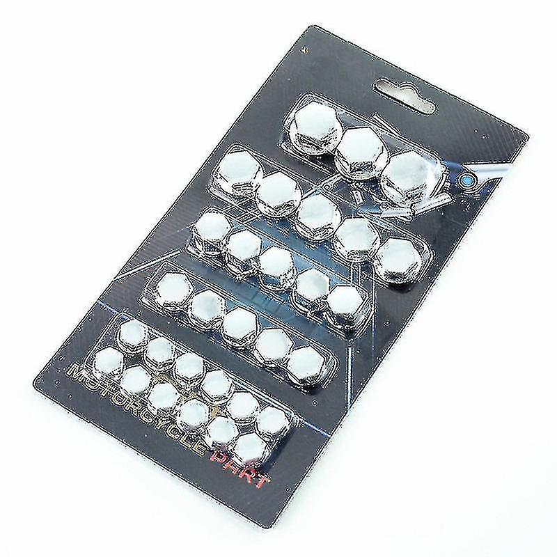 30Pc/Set Motorcycle Modification Accessories Head Screw Cover DecorativeMotorcycle Scooter Nut Bolt Cap Accessories