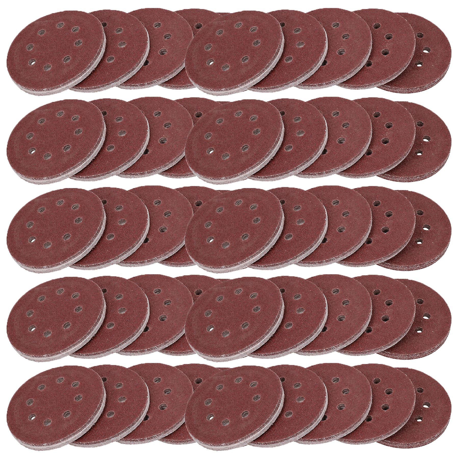 125mm Mixed Grit Hook And Loop Sanding Abrasive Discs Mixed Grit 500 Pack