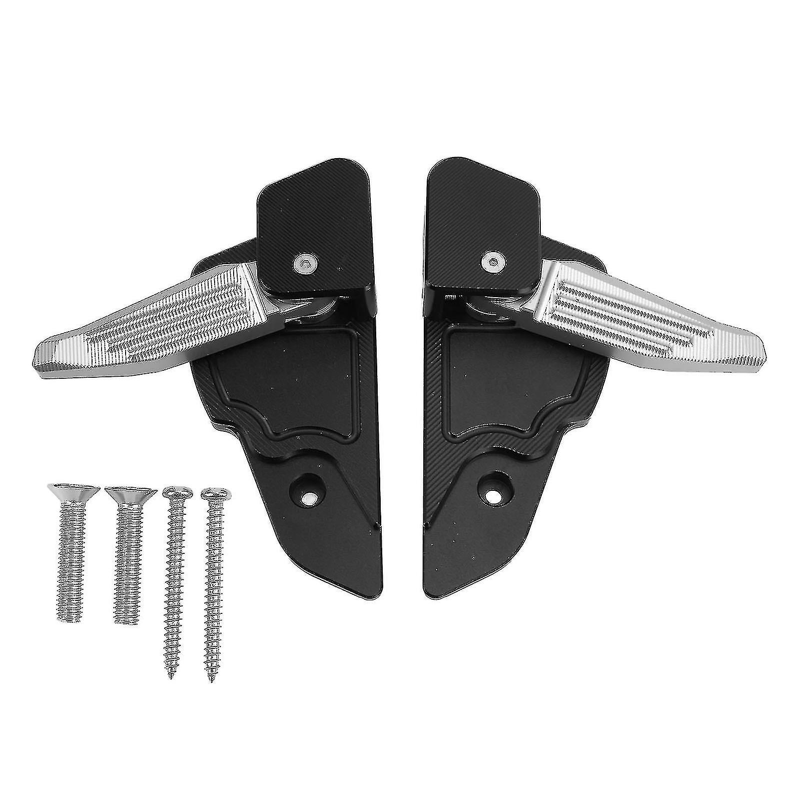 1ペアオートバイリアフットレストメタル折りたたみ式ペダルベスパプリマベーラスプリント125 150 20172020シルバーの交換