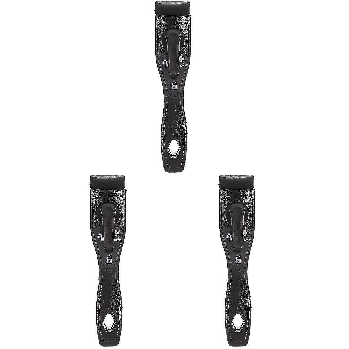 3 Pcs Outdoor Frying Pan Handle Soup Pan Universal Handle Removable Hand Grip