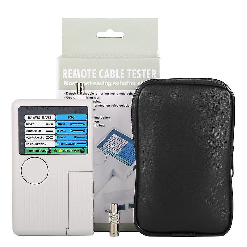 Rj11 Rj45 Lan Network Cable Tester For Usb Bnc Cables Remote Tracker Cat5 Cat6 Wiremap Detector Wire Testing Tools