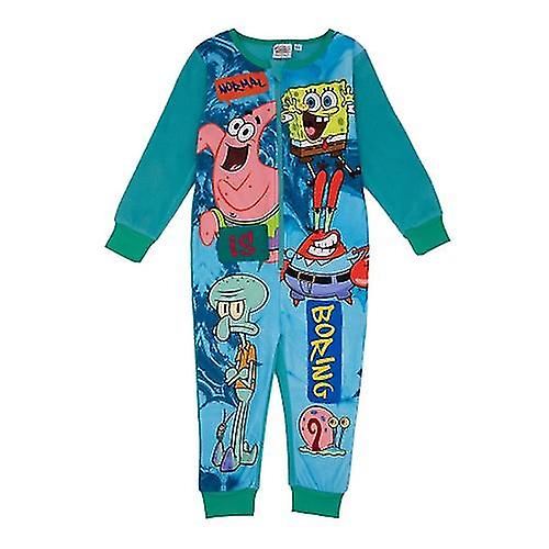 SpongeBob SquarePants Childrens/Kids Normal Is Boring All-In-One Nightwear