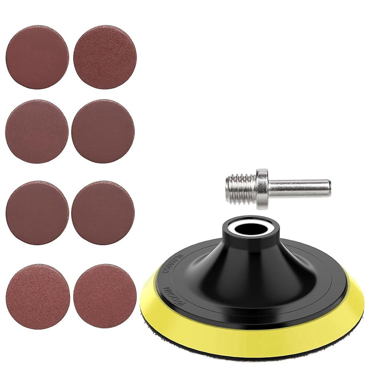5Inch Hook & Loop Sanding Discs, 70PCS Sandpaper Finishing Discs 40,60,80,120,180,240,320,600 Grits