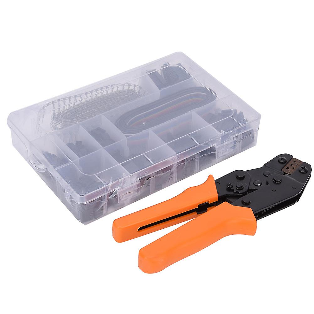 Terminal Ferrule Crimping Pliers Wire Cable Crimper Hand Tool Set with 770pcs Terminals