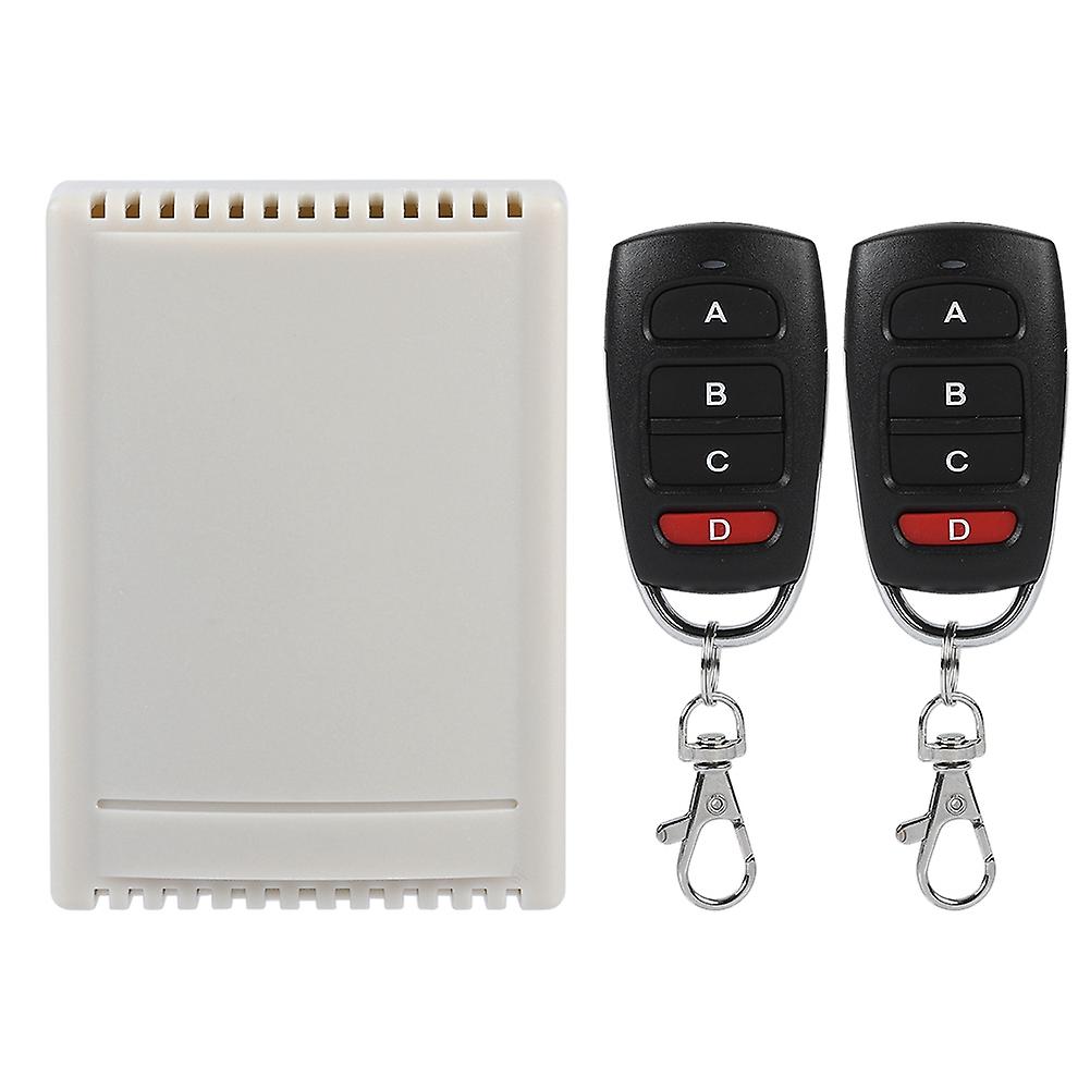 12V 4-way Wireless Remote Control Switch Wireless Relay Receiver Transmitter Replacement