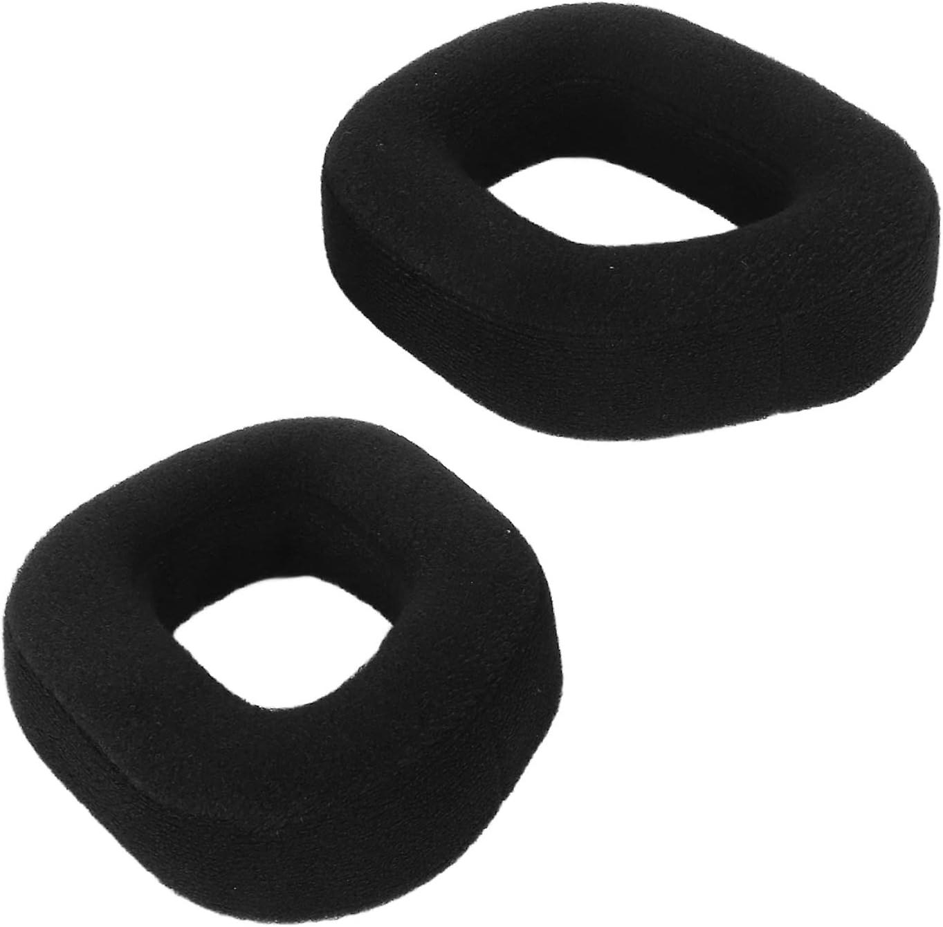 Thick and Comfortable Flannel Ear Pads for Corsair HS80 RGB Headphones with Memory Foam, Easy to Ins