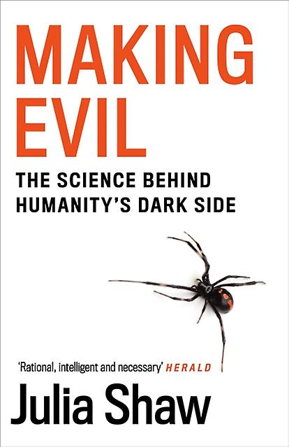 Making Evil by Dr Julia Shaw Paperback Book