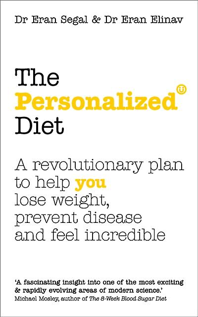 The Personalized Diet by Dr Eran Elinav Paperback