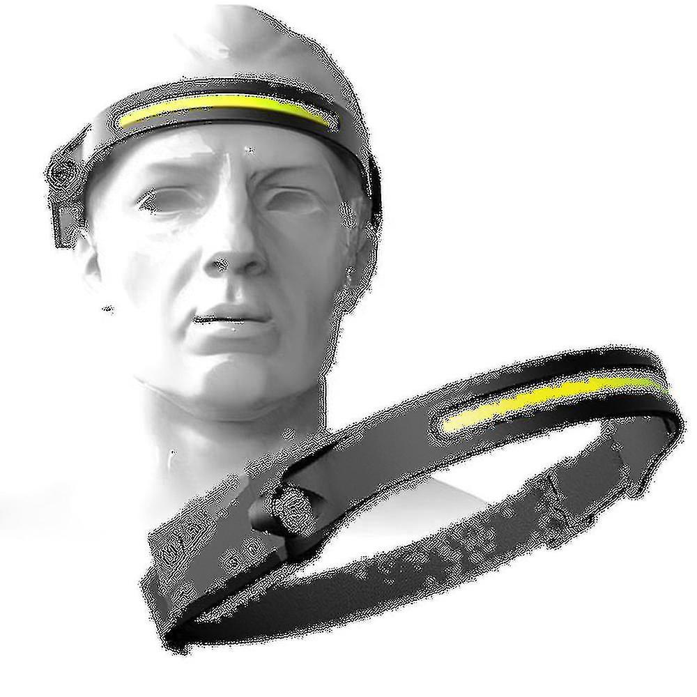 Rechargeable Headlamp Led Head Torch Motion Sensor Head Light For Hiking