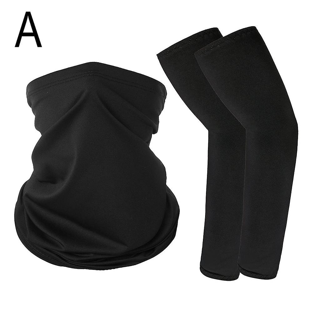 手臂袖手袜防紫外线摩托车骑手面罩平移钓鱼