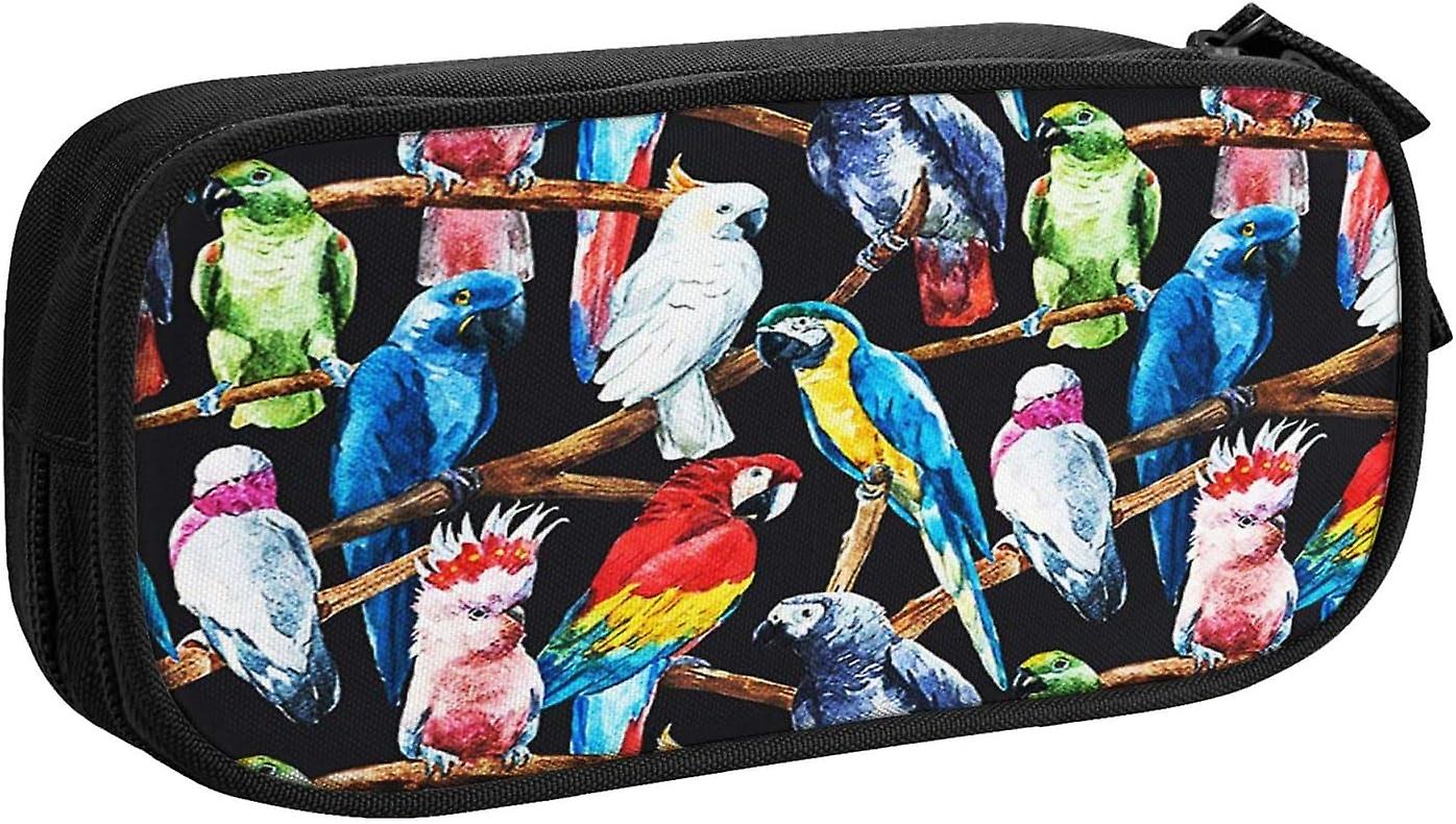 مقلمة حالة الببغاوات غير تقليدي سعة كبيرة قلم رصاص حقيبة القلم حالة الحقيبة مكتب المنظم حالات قلم رصاص للبنين طلاب المدارس البنات اللوازم المكتبية21168