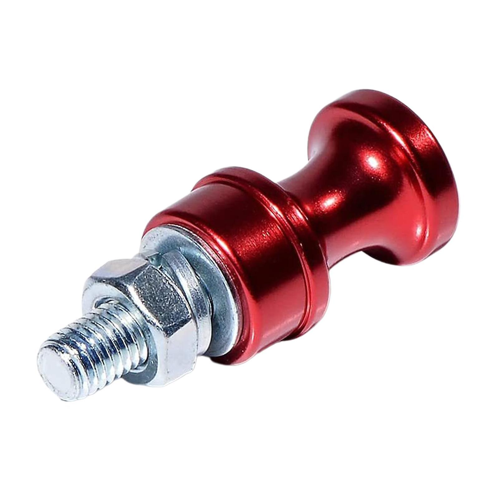 Half Linked Winch Hook Professional Accessories Towing Chain 10" Bolt Mount Red