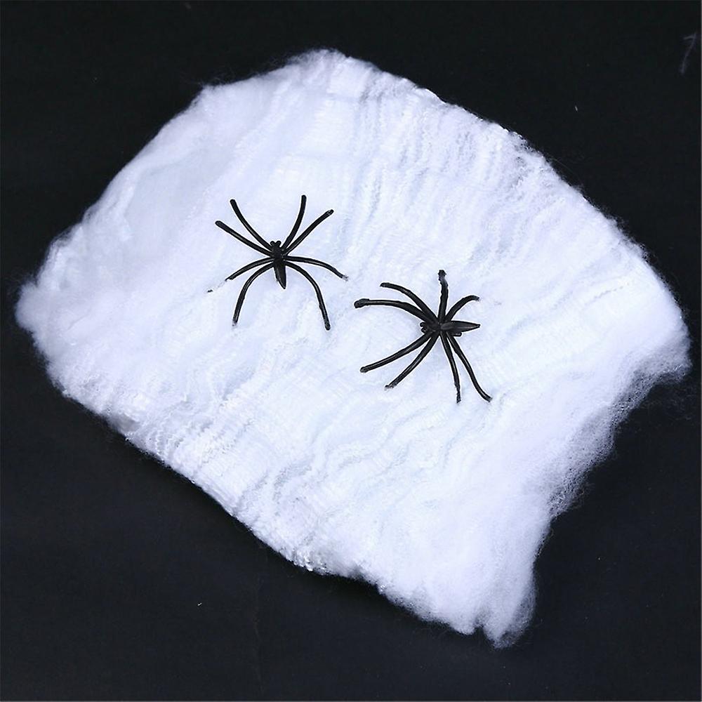 Toalha de mesa de Halloween Spider Web Lampshade Lareira Cachecol Cabeça de mesa Batedores de Parede Adesivos para decoração de festa de Halloween