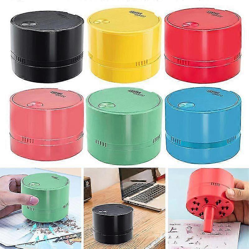 Mini Desktop Vacuum Cleaner Portable Table Desk Dust Sweeper