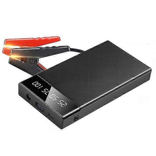 Autostarter 10000mah 12v draagbare oplader Booster Start Emergency Battery (kleur: zwart)