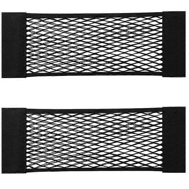 Other StorageCar Trunk Net, Trunk Storage Net, Large Size 80 x 25cm, Bottles, Groceries Fonepro Black 2Pcs