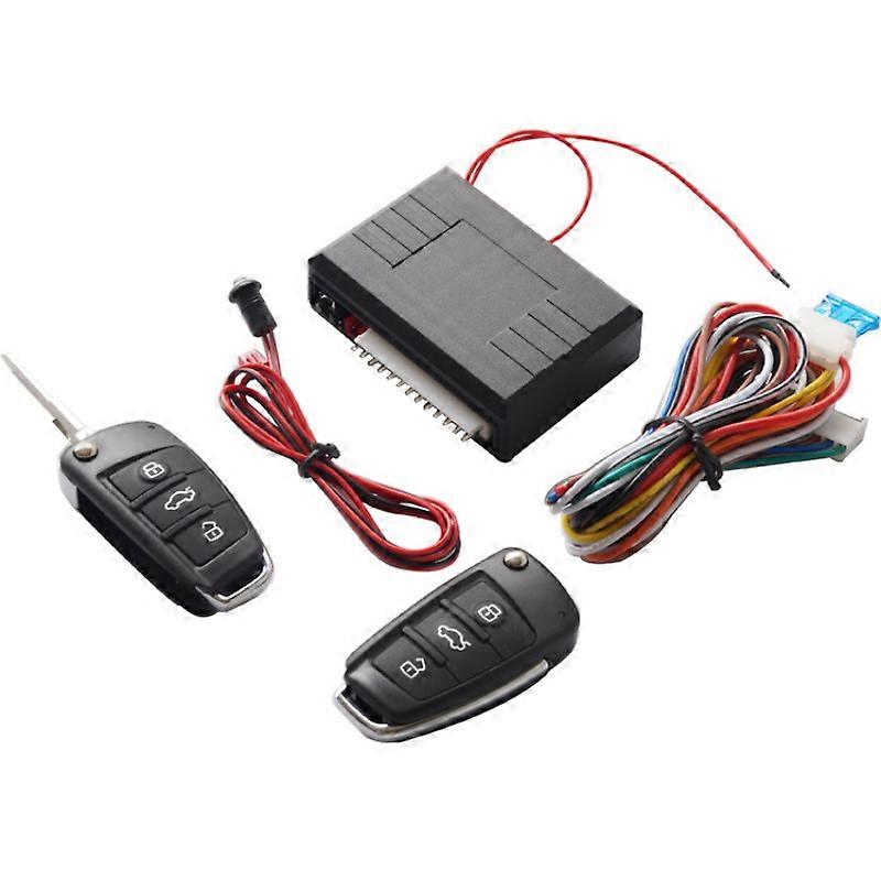 12V  Car Key Systems Key blade remote control central lock less entry system with motor model with bomb embryo