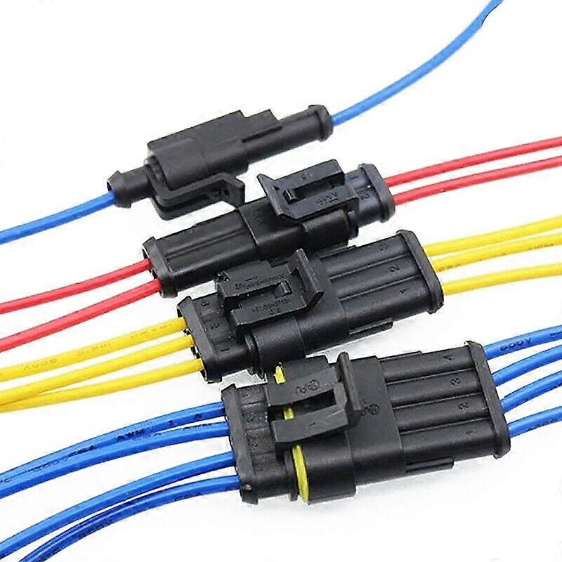 708X Auto KFZ Stecker Steckverbindung Steckverbinder Wasserdicht Kabel 1~6Polig
