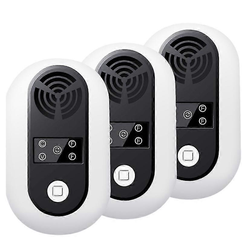 3pack Ultrasonic Pest Repeller Electric Plug In Mouse Rat Spider Repellent Pest Control
