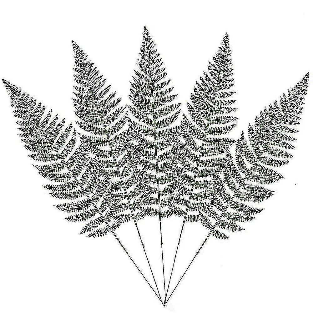 10pcs人工ボストンファーンブッシュ植物フェイクは緑の植物を残します