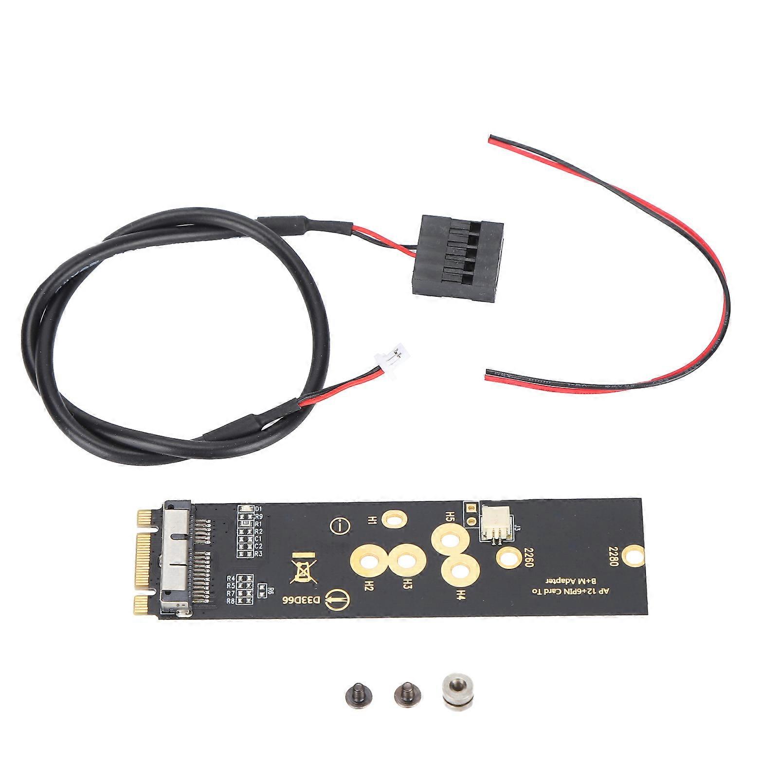 WiFi Adapter Network CardSSD NGFF Key B+M Wireless Connector for Windows 7/8/10/OS X